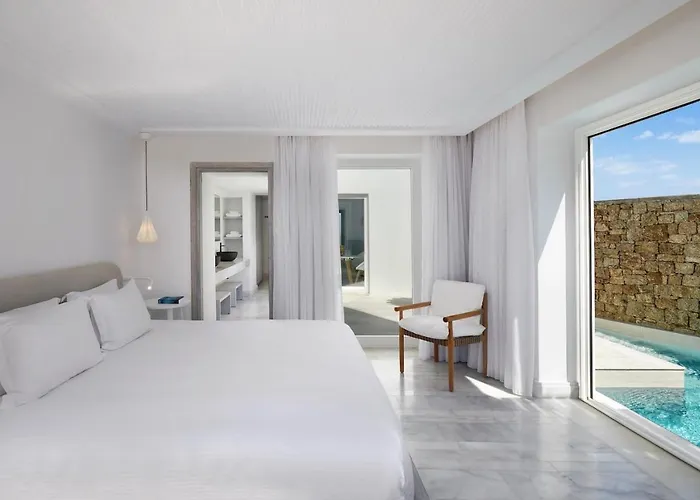 ホテル Mykonos Riviera & Spa, A Member Of Small Luxury Of The World 5*