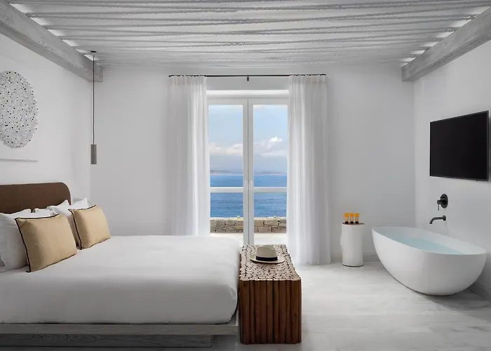 ホテル Mykonos Riviera & Spa, A Member Of Small Luxury Of The World
