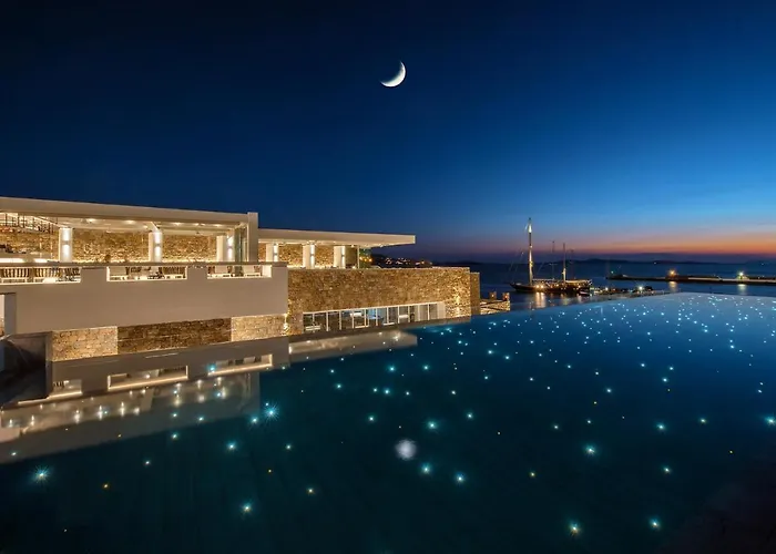 ホテル Mykonos Riviera & Spa, A Member Of Small Luxury Of The World 5*