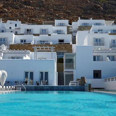 ホテル Mykonos Riviera & Spa, A Member Of Small Luxury Of The World 5*