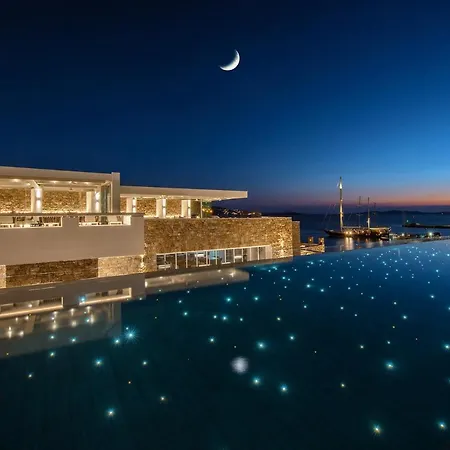 ホテル Mykonos Riviera & Spa, A Member Of Small Luxury Of The World 5*