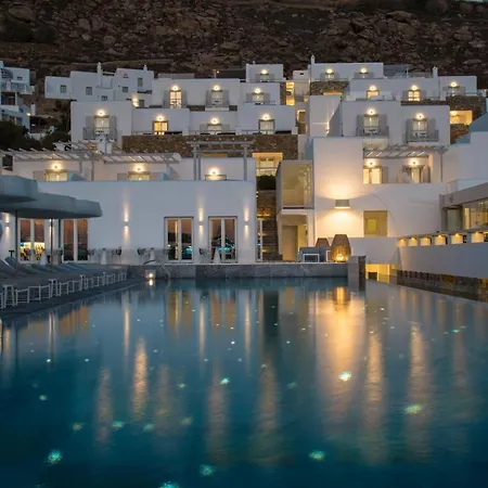 מלון Mykonos Riviera & Spa, A Member Of Small Luxury Of The World טורלוס