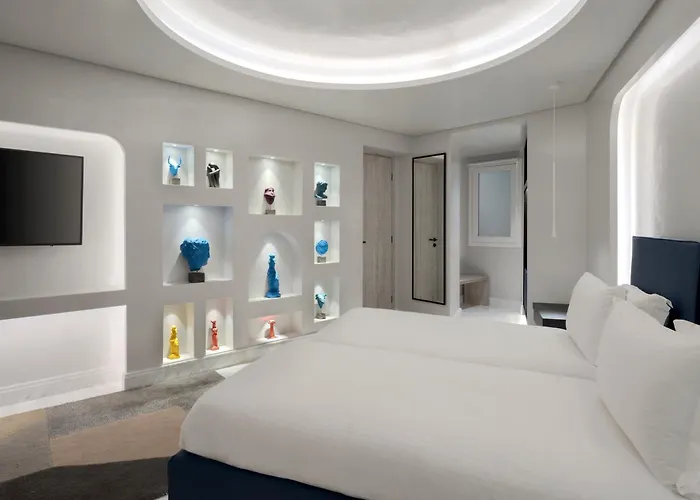 מלון Mykonos Riviera & Spa, A Member Of Small Luxury Of The World טורלוס